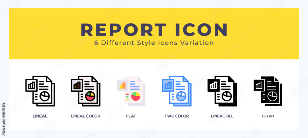 Obraz premium Report symbol. logo. icon vector illustration.