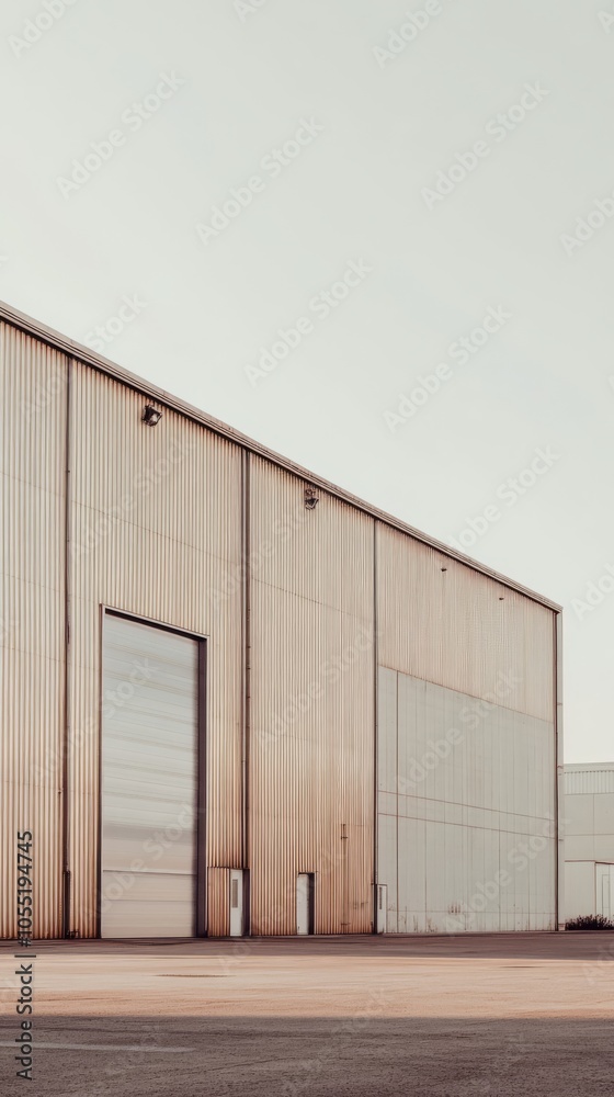 Obraz premium Industrial Hangar.