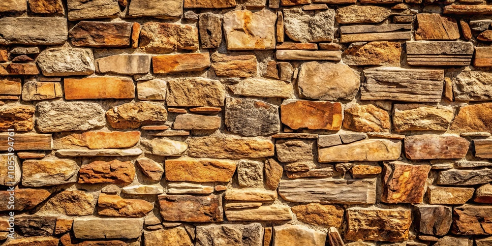 Fototapeta premium Close-up of a textured rustic stone wall , natural, texture, close-up, wall, rustic, stone, background, rough