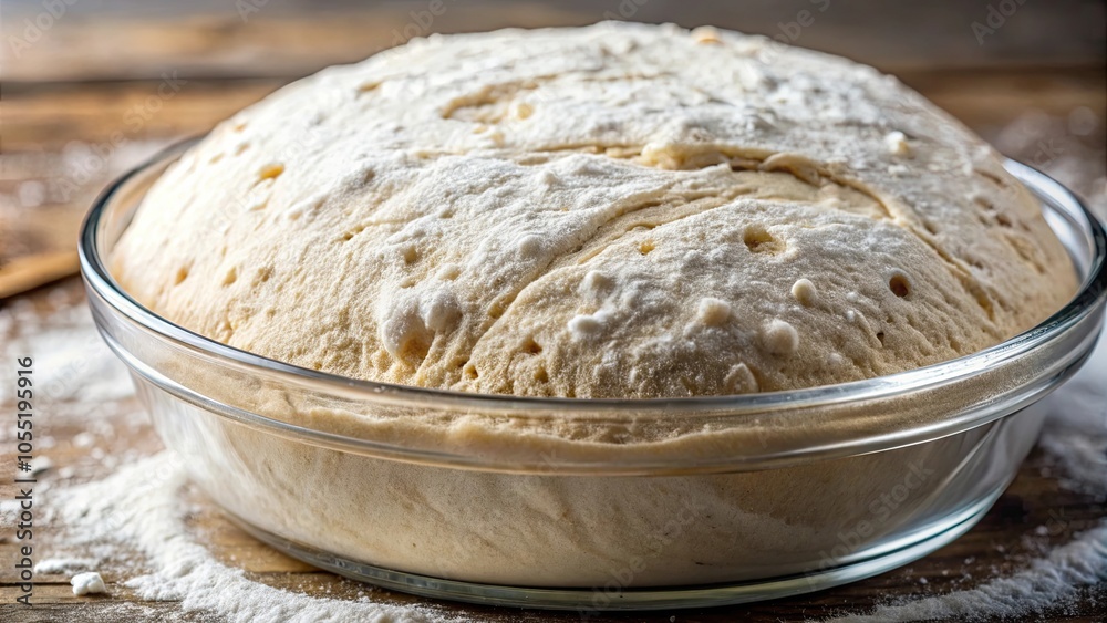 Close up of bubbly and textured sourdough bread dough starter ready for baking at home , sourdough, bread, dough Close up of bubbly and textured sourdough bread dough starter ready for baking at home , sourdough, bread, dough