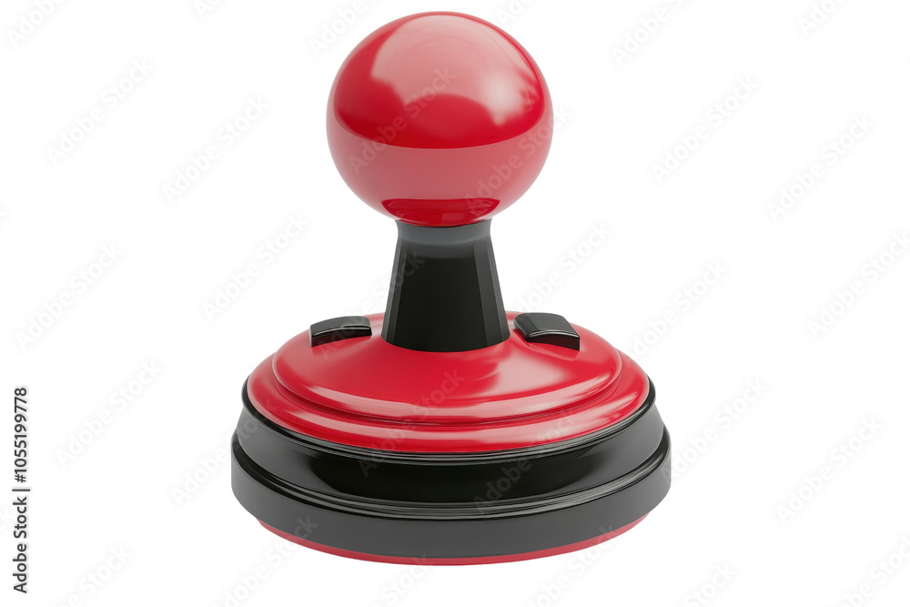 A vibrant red air hockey paddle on a transparent background. highlighting its glossy finish and modern design. A vibrant red air hockey paddle on a transparent background. highlighting its glossy finish and modern design.