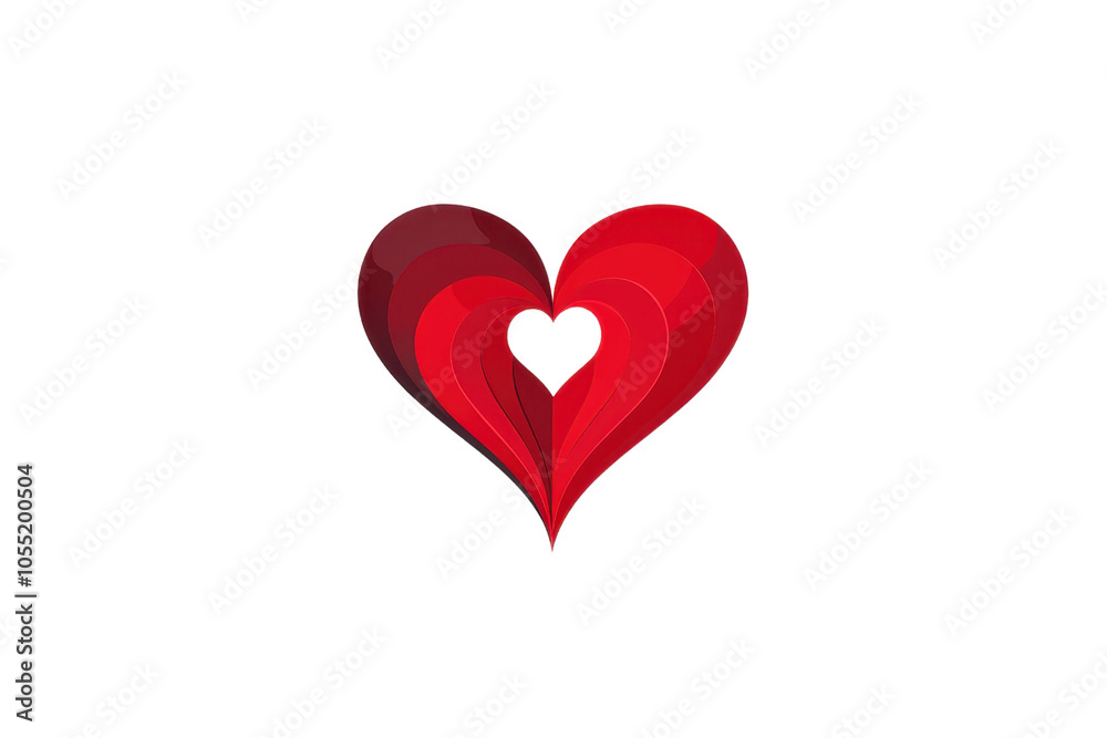 Vibrant red heart illustration with layered design, symbolizing love and passion. Perfect for Valentine's Day, romance themes, and creative projects. Vibrant red heart illustration with layered design, symbolizing love and passion. Perfect for Valentine's Day, romance themes, and creative projects.