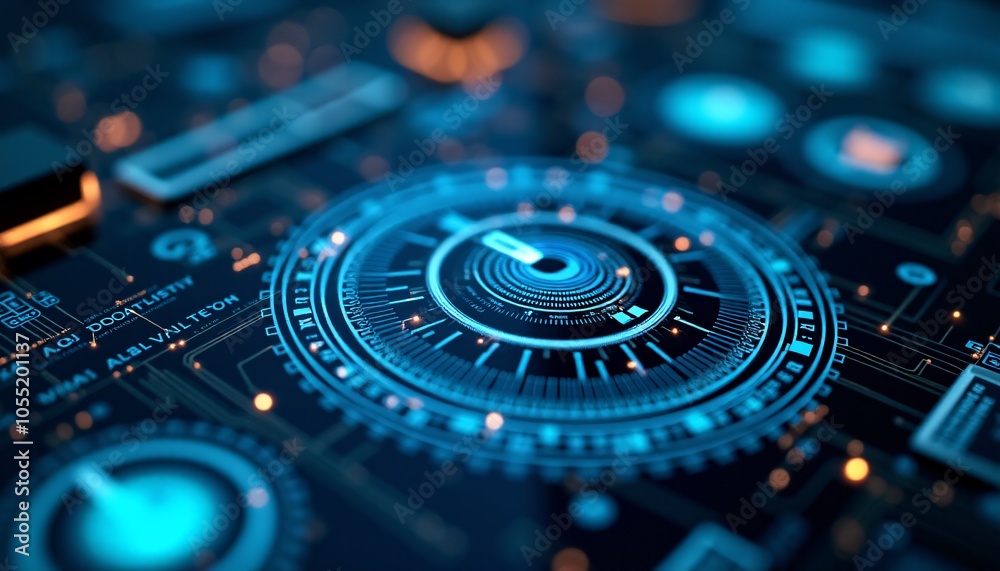 A close-up of a futuristic operating system interface, with holographic menus and icons that shimmer and pulse with light A close-up of a futuristic operating system interface, with holographic menus and icons that shimmer and pulse with light