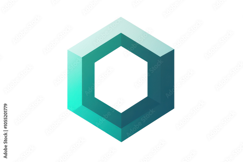 Geometric hexagon logo with gradient blue and green color, symbolizing technology and innovation. Ideal for branding and graphic design projects. Geometric hexagon logo with gradient blue and green color, symbolizing technology and innovation. Ideal for branding and graphic design projects.