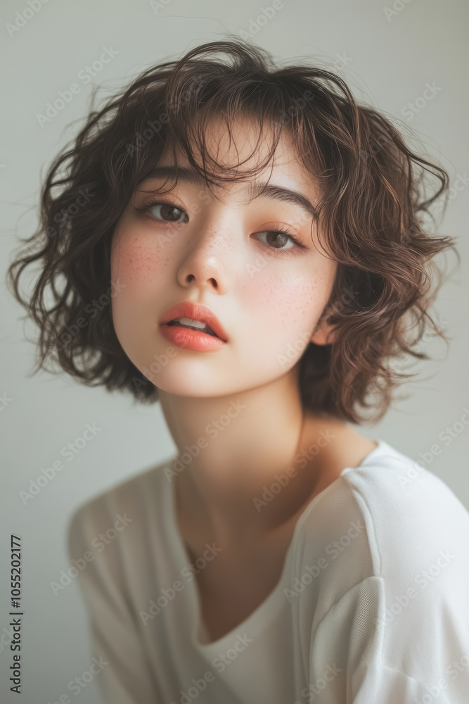 Bright and Airy Fashion Portrait of Asian Woman Bright and Airy Fashion Portrait of Asian Woman