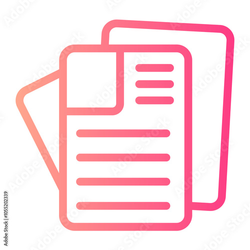 paper gradient icon