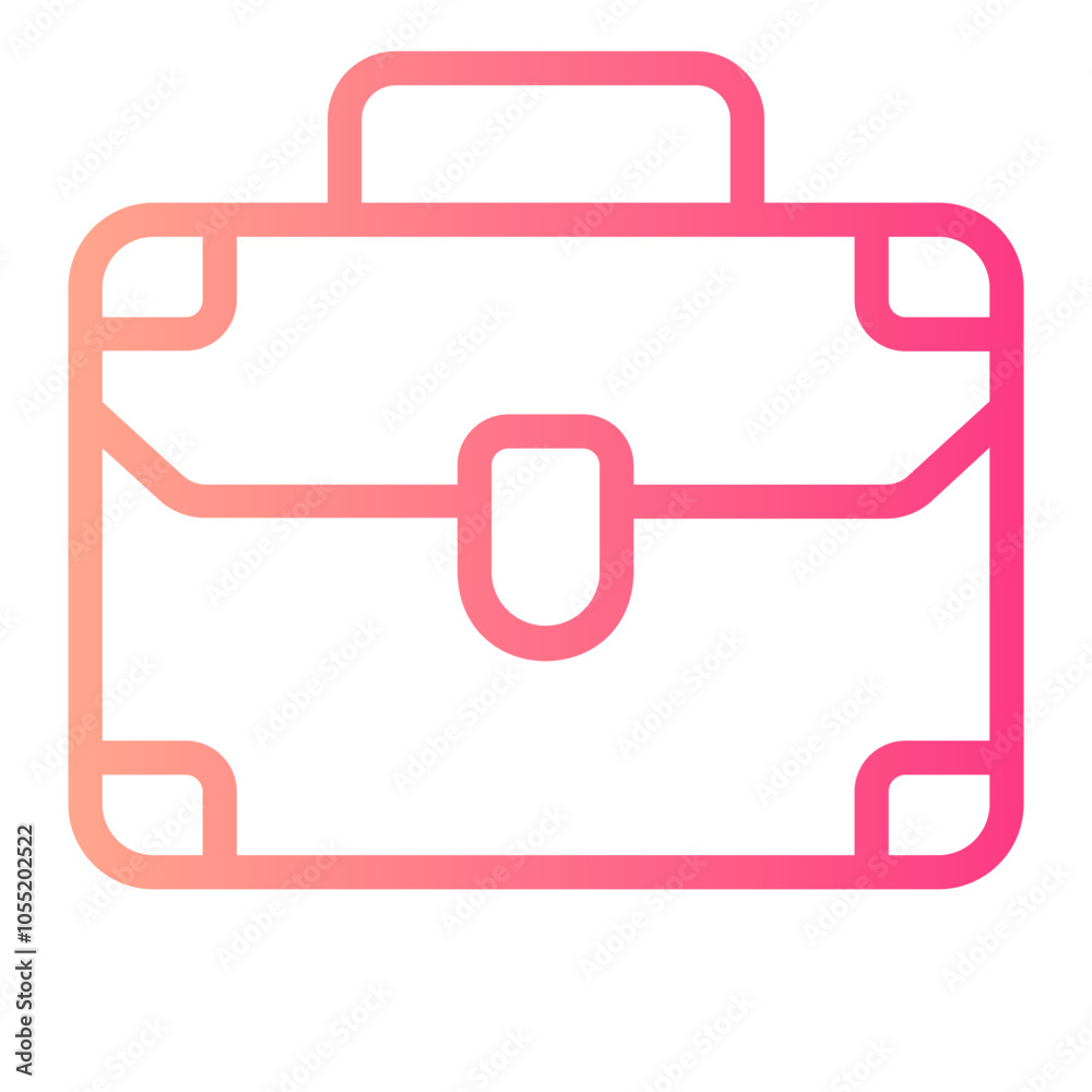 briefcase gradient icon briefcase gradient icon