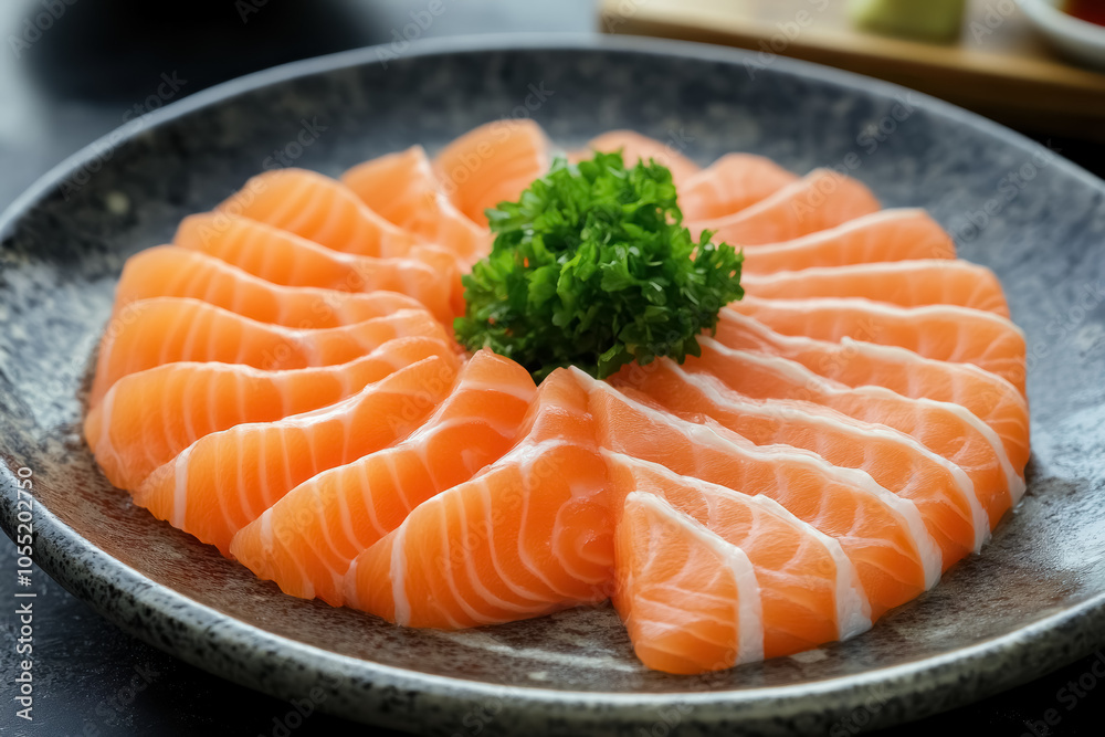 Fresh Salmon Sashimi Platter Fresh Salmon Sashimi Platter