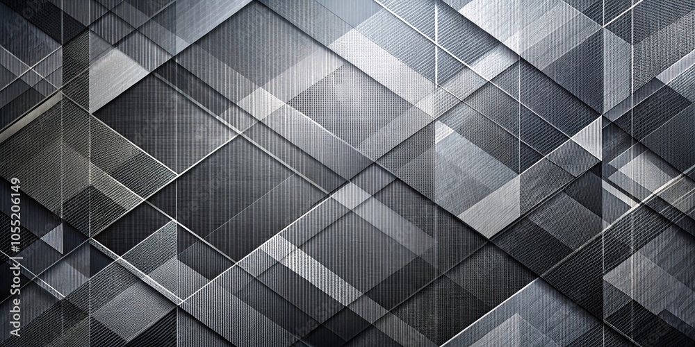 Modern abstract overlay texture with layers of black and gray material in random geometric lines, abstract, modern, overlay Modern abstract overlay texture with layers of black and gray material in random geometric lines, abstract, modern, overlay