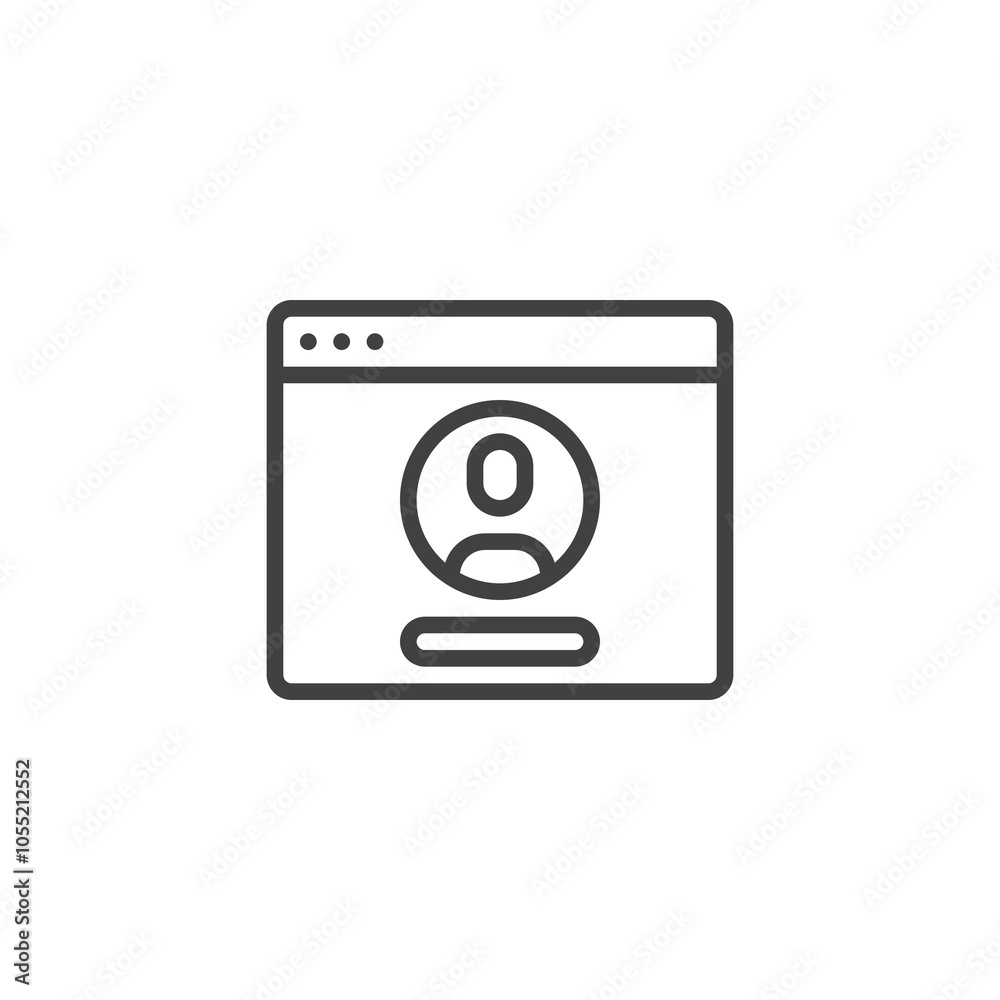 User Persona line icon User Persona line icon