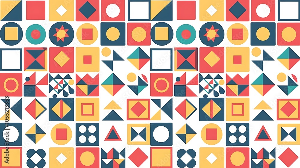 Abstract seamless pattern, vector illustration
