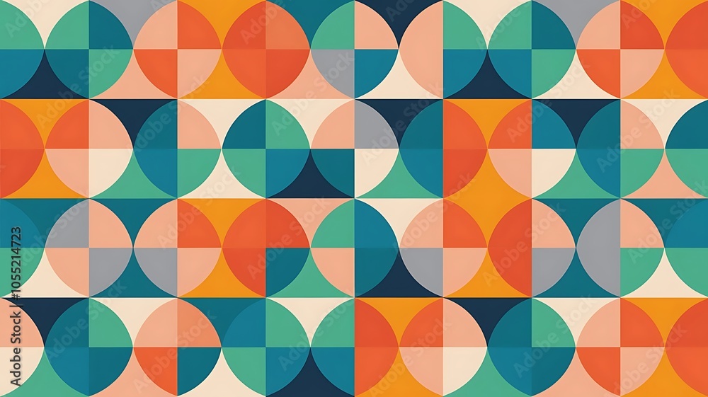 custom made wallpaper toronto digitalSeamless abstract background with geometric elements