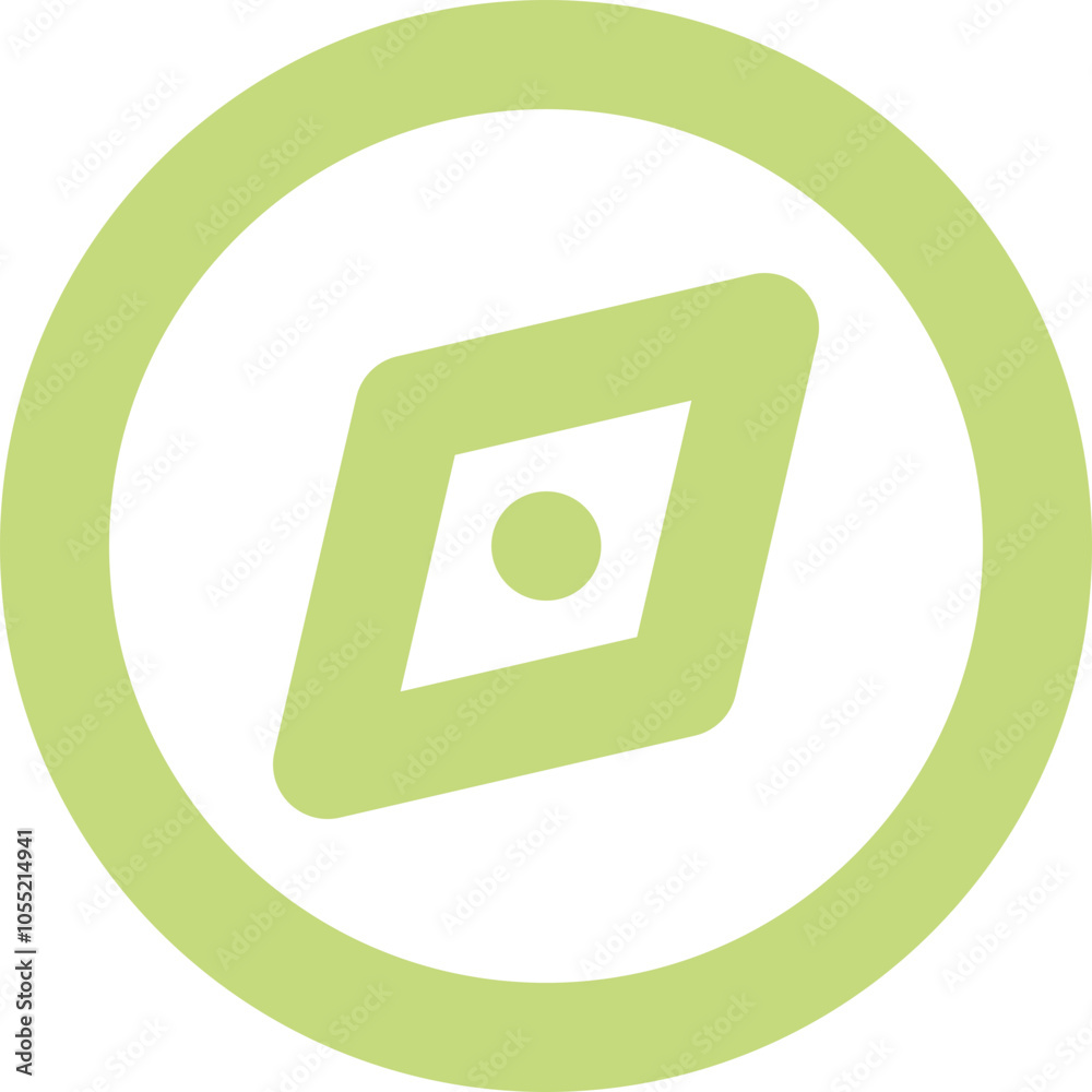 Compass icon logo design Compass icon logo design