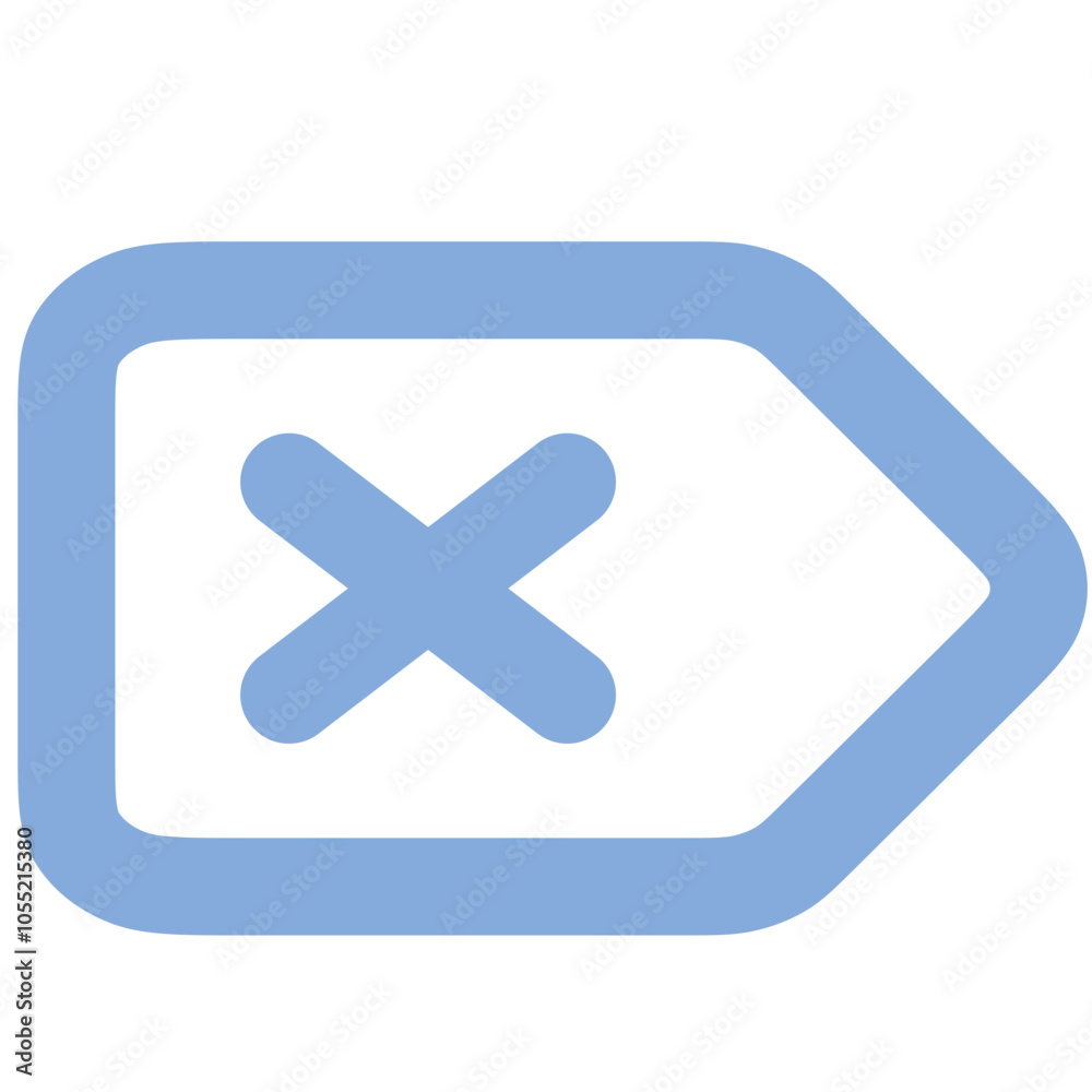 Delete Right icon logo design Delete Right icon logo design
