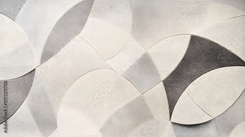 Calming Rhythms shown with soft geometric patterns that blend harmoniously, evoking a feeling of balance and tranquility