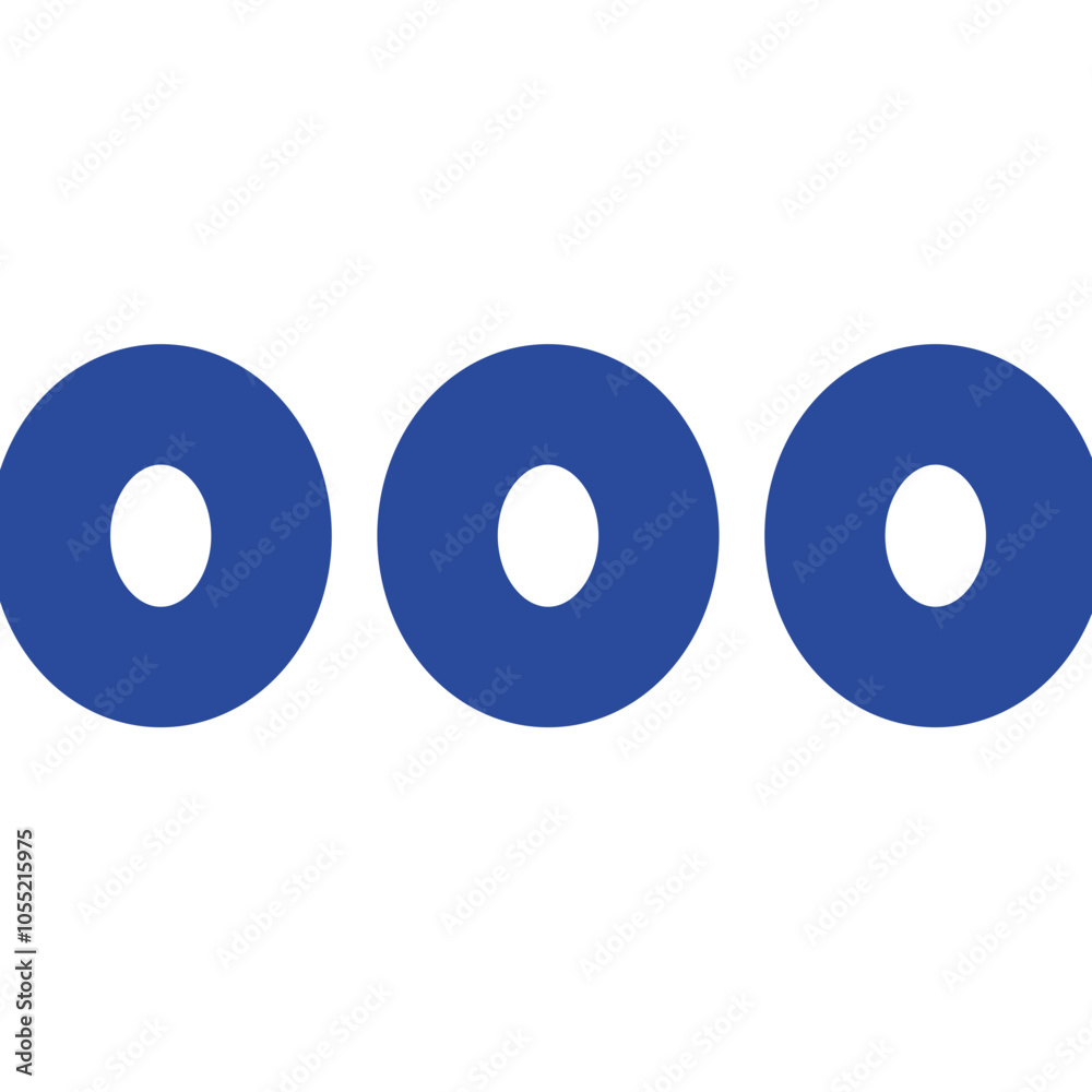 Dots Horizontal icon logo design Dots Horizontal icon logo design