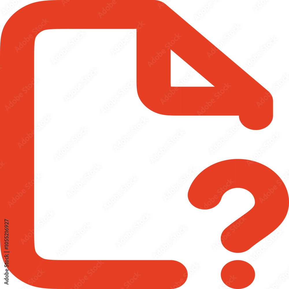 File Question icon logo design File Question icon logo design