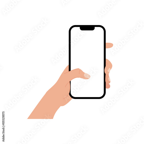 hand holding a mobile phone