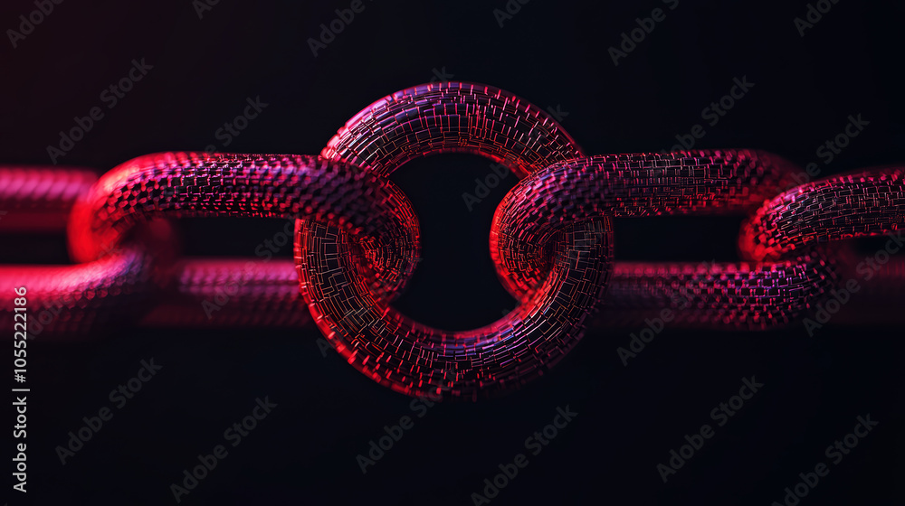 Digital Chain Link Representation of Blockchain Technology Digital Chain Link Representation of Blockchain Technology