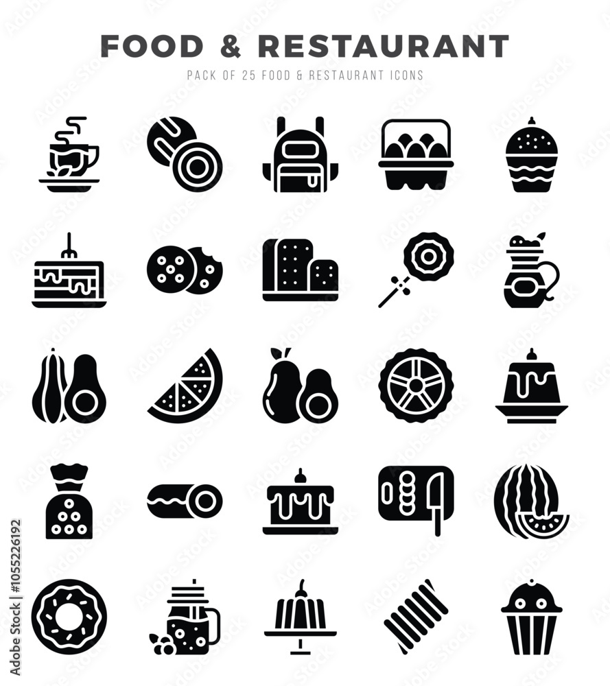 Food and Restaurant icon pack for your website. mobile. presentation. and logo design. Food and Restaurant icon pack for your website. mobile. presentation. and logo design.