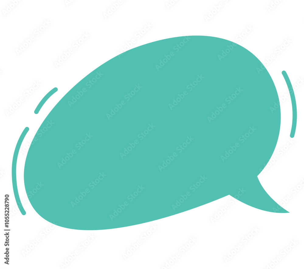 a unique style speech bubble a unique style speech bubble