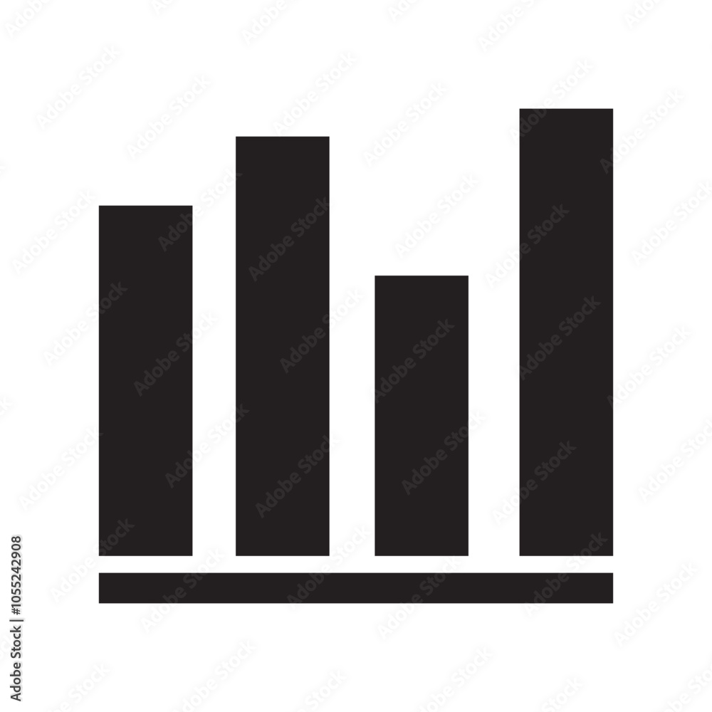 Growing graph Icon. Chart icon Growing graph Icon. Chart icon