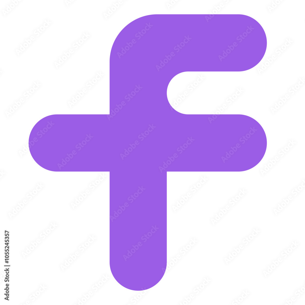 Obraz premium letter f