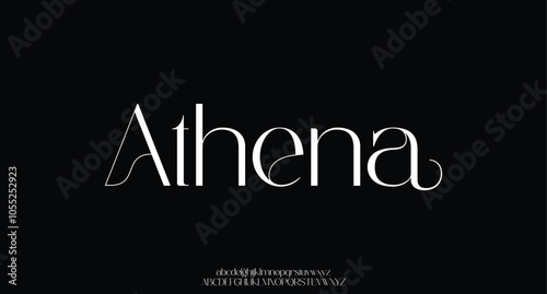 Elegant alphabet letters font logo. Typography luxury classic lettering serif fashion fonts decorative wedding vintage retro logos. vector illustration

