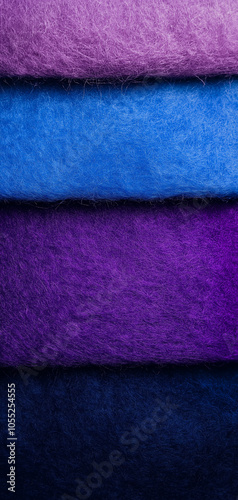 felt material, wool felt texture, soft wool towel, blue and purple fabric, textile