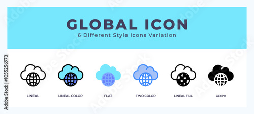 Global icon. high quality icon symbol for web design