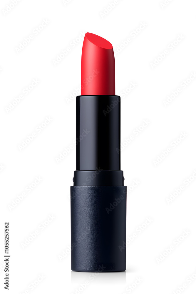 Red Lipstick tube, isolated on white background Red Lipstick tube, isolated on white background