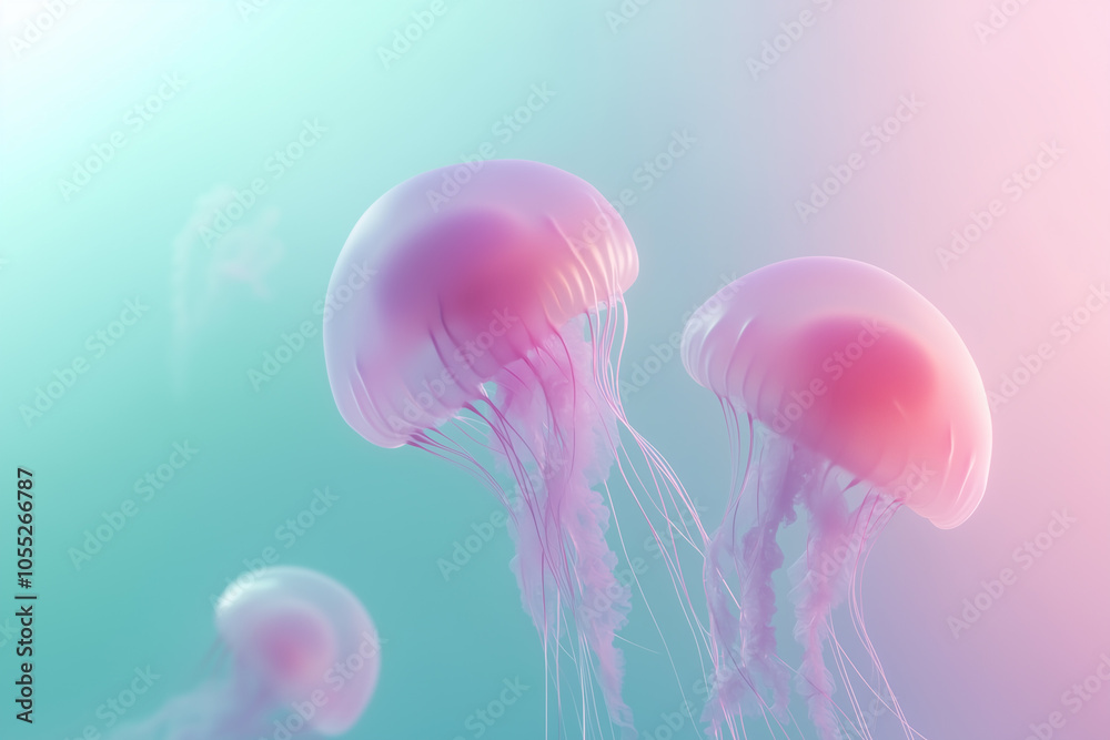 Close-up of Pink Jellyfish in Serene Ocean Scene
Close-up of Pink Jellyfish in Serene Ocean Scene