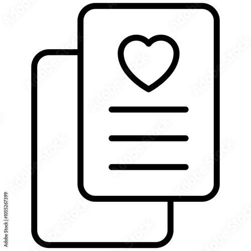 Hochzeit Brief Herz 