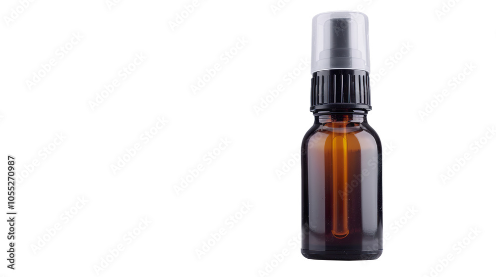 Empty Serum Bottle isolated on transparent background, PNG Empty Serum Bottle isolated on transparent background, PNG