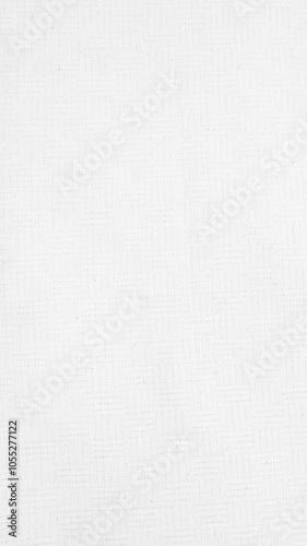 Fabric backdrop White linen canvas crumpled natural cotton fabric Natural handmade linen top view background Organic Eco textiles White Fabric linen texture