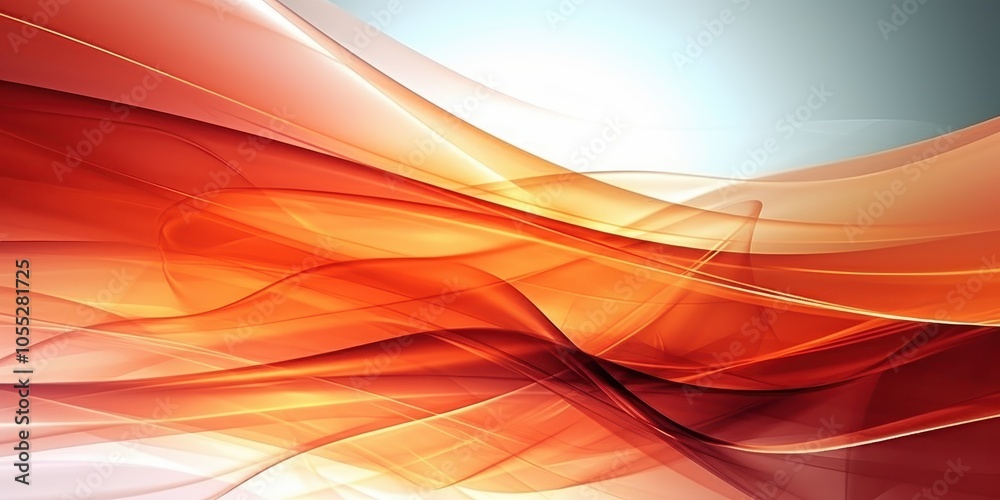 Fototapeta premium Abstract Futuristic Waves in Modern Design