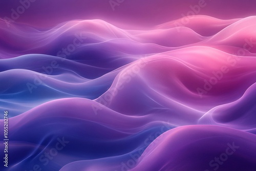 Composition of smooth lines in purple and blue colors with an empty area for text at the bottom.