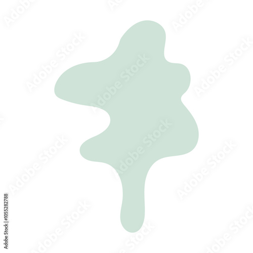 abstract blobs dull green for background