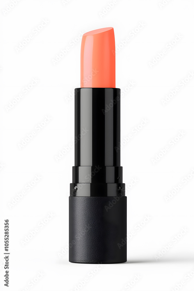 Lipstick tube mock up, isolated on white background Lipstick tube mock up, isolated on white background