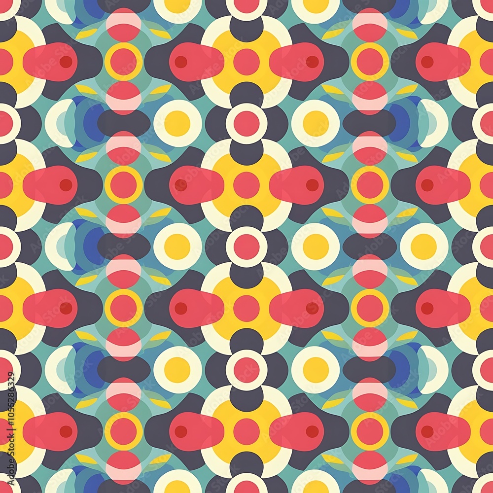 Seamless doodle dots geometric vector pattern Seamless doodle dots geometric vector pattern