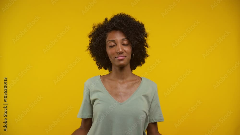 Woman Shrugging with Uncertain Expression Woman Shrugging with Uncertain Expression
