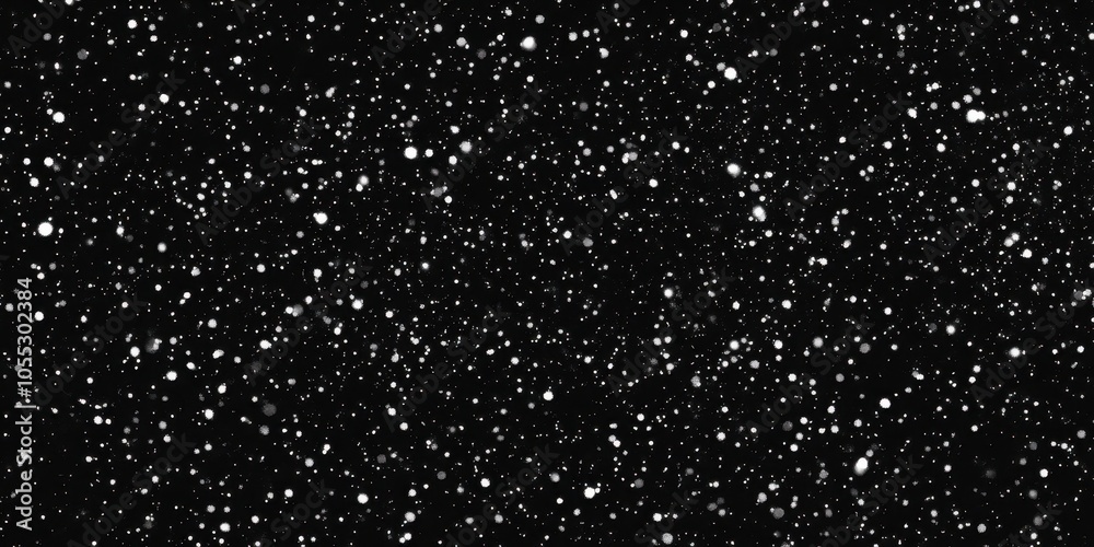 Obraz premium Snow Texture on Black Background Abstract Image
