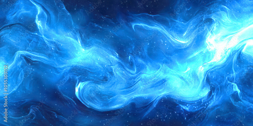 Obraz premium Abstract Blue Wave Background 