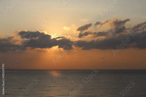 Sunrise on the Pacific Ocean in Taiwan