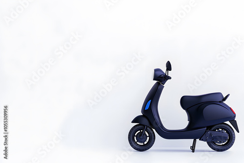 Scooter motorcycle isolated on white background photo