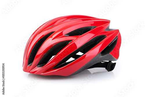 Side view Bicycle helmet, isolated on white background