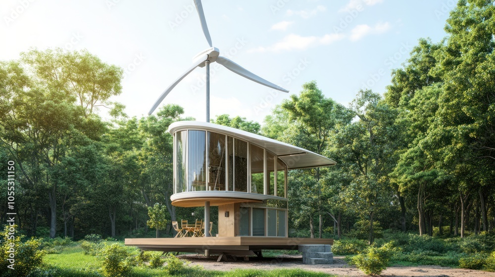 Micro wind turbine assembly in progress, compact, eco-friendly energy solutions for homes. Micro wind turbine assembly in progress, compact, eco-friendly energy solutions for homes.