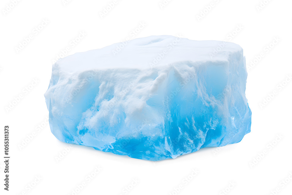 Iceberg Isolated on white background Iceberg Isolated on white background