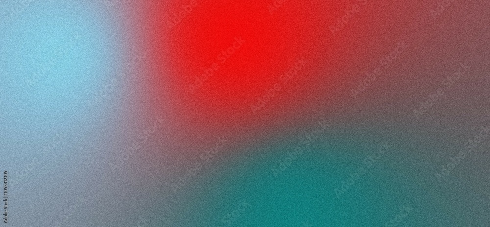 A grainy Red, Teal, and Sky Blue background with an abstract noise texture, perfect for banner, poster, header, cover, or wallpaper design A grainy Red, Teal, and Sky Blue background with an abstract noise texture, perfect for banner, poster, header, cover, or wallpaper design