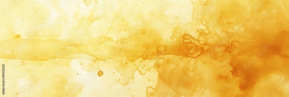 Obraz premium Soft Yellow Watercolor Background for Design Projects